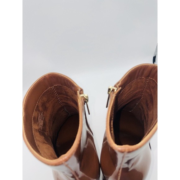 JLO Jennifer Lopez Josey Ankle Boots, Women's Size 8M, Cognac NEW MSRP $119 - Picture 8 of 12